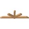 Ekena Millwork Kennewick Timber Gable Bracket, Western Red Cedar, 96"W x 32"H x 5 1/2"D x 5 1/2"F, 8/12 Pitch GBW096X32X0606KEN00SWR - alternate 3